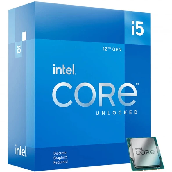 INTEL Core i5-12600KF 3.6GHz LGA1700 Kutusu ürün görseli 1