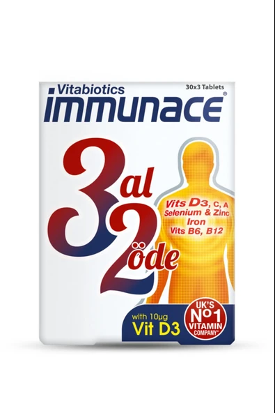 Immunace 30 Tablet 3 Adet ürün görseli 1