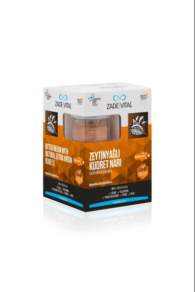 Zade Vital Zeytinyağlı Kudret Narı 20 ml x 8 Cam Kavanoz ürün görseli 1