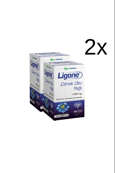 Ligone Çörek Otu Yağı 60 Kapsül 2 Adet ürün görseli 1