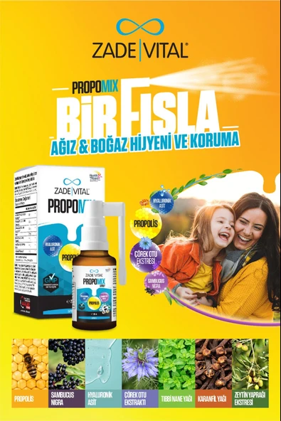 Zade Vital Propomix Sprey 20 ml ürün görseli 1
