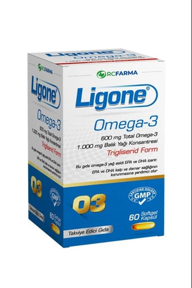 Ligone Omega-3 Softgel 60 Kapsül ürün görseli 1
