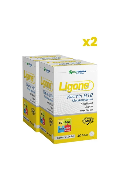 Ligone Vitamin B12 30 Çiğneme Tablet 2 Adet ürün görseli 1