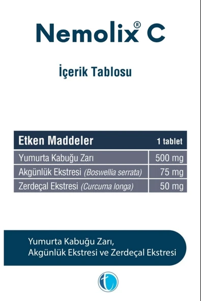 Nemolix C 30 Tablet 3 Adet - Resim 2