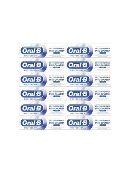 Oral-B Pro-Onarım Orijinal Diş Macunu 12 x 50 ml ürün görseli 1