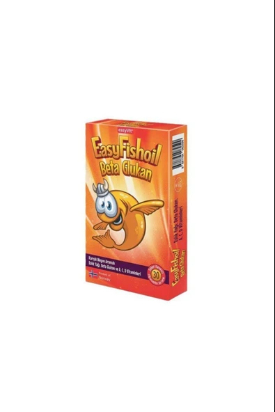 EasyFishoil Beta Glukan Çiğnenebilir 30 Jel Tablet ürün görseli 1