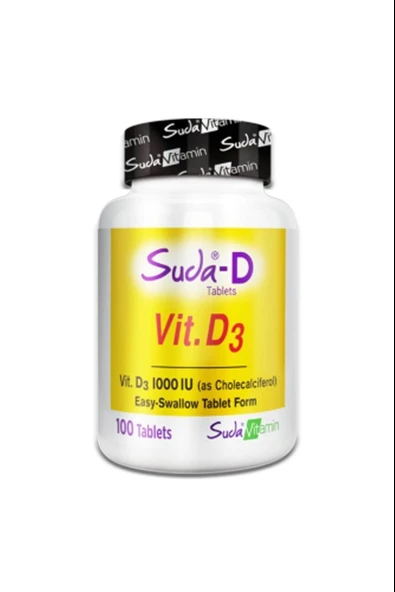 Suda Vitamin Vitamin D3 100 Tablet ürün görseli 1