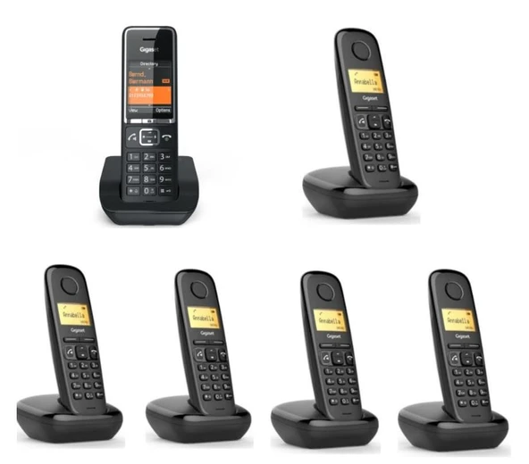 GİGASET C550 COMFORT / A270 6 DAHİLİ  ANALOG SANTRAL SETİ ürün görseli 1