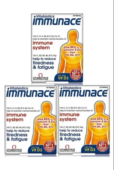 Immunace 30 Tablet 3 Adet ürün görseli 1