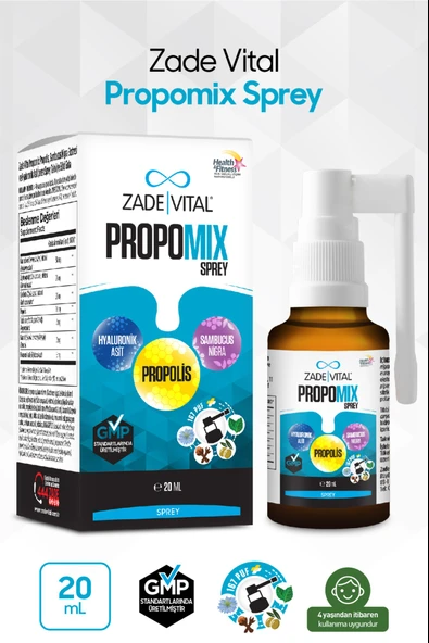 Zade Vital Propomix Sprey 20 ml - Resim 6