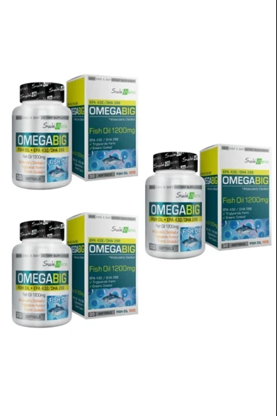 Suda Vitamin OMEGABIG 30 Softgel 3 Adet ürün görseli 1
