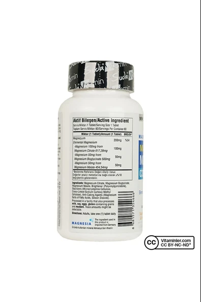 Suda Vitamin Magnesium Complex 60 Tablet - Resim 2