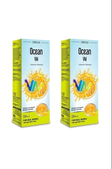 Ocean Vm Portakal Aromalı Şurup 150 ml 2 Adet ürün görseli 1
