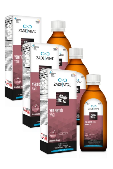 Zade Vital Yer Fıstığı Yağı 150 ml 3 Adet ürün görseli 1
