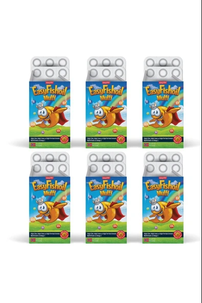EasyFishoil Multi Omega 3 30 Tablet 6 Adet ürün görseli 1
