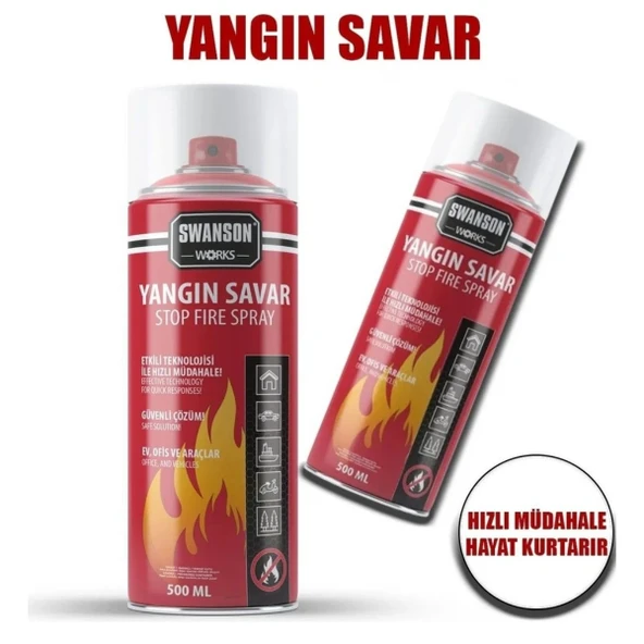 Yangın Savar Tüpü Sprey ürün görseli 1