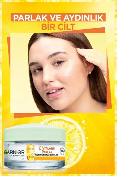 Garnier C Vitamini Parlak Günlük Nemlendirici Jel 50ml ürün görseli 1