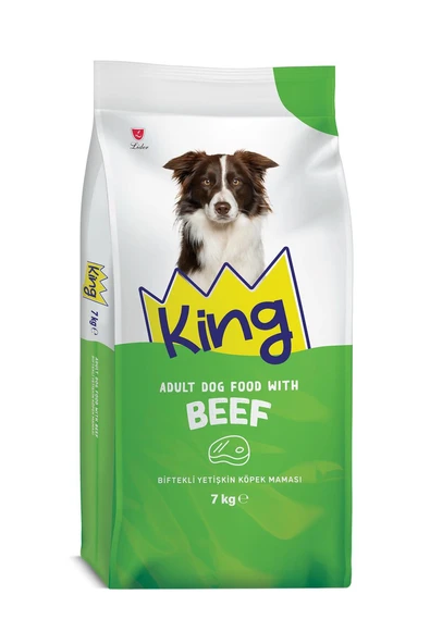 King Biftekli Yetişkin Köpek Maması 7 Kg ürün görseli 1