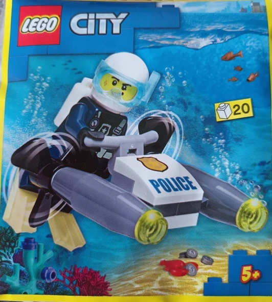 LEGO City 952208 Carl Confidential's Diving Scooter ürün görseli 1