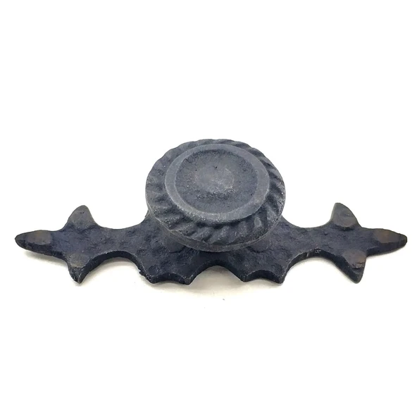 Antika Tarz Dekoratif Pirinç Çizgili Düğme - 25x80 Mm, Oksit ürün görseli 1