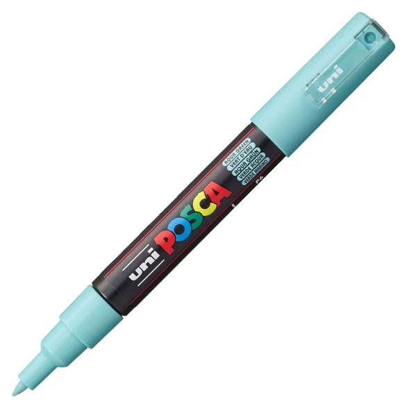 Uni-Ball Posca 0.7 Su Bazlı Boyama Kalemi Markörü Su Yeşili N Pc-1M (6 Lı Paket) ürün görseli 1