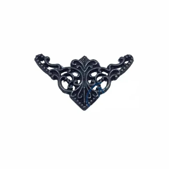 Dekoratif Köşe Süsü, Köşelik - Küçük, 19x34mm, Eskitme, 100 Adet ürün görseli 1