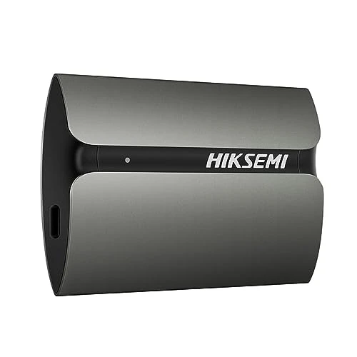 HIKSEMI Harici SSD 2TB, Taşınabilir Mini USB 3.1 Type-C SSD Harici Sabit Sürücü, 560 MB/s'ye kadar Okuma, Android Telefon/Android Tablet/PC/Dizüstü Bilgisayar (Gri)-T300S ile uyumlu ürün görseli 1