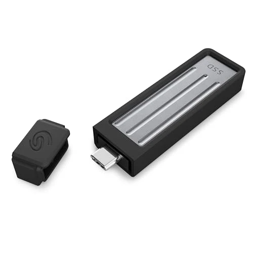 Seagate Ultra Kompakt 2 TB, harici SSD, 1000 MB/s, USB 3.1 Tip C, dahil. Veri Kurtarma Hizmeti (STMX2000400) ürün görseli 1