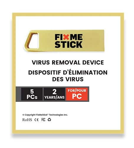 FixMeStick Virüs Temizleme Cihazı - 2 yıl boyunca 5 bilgisayara kadar sınırsız kullanım ürün görseli 1