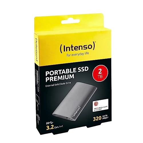 Intenso Harici SSD 2TB Premium ürün görseli 1