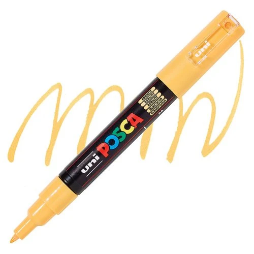 Uni-Ball Posca 0.7 Su Bazlı Boyama Kalemi Markörü Kayısı N Pc-1M (6 Lı Paket) ürün görseli 1
