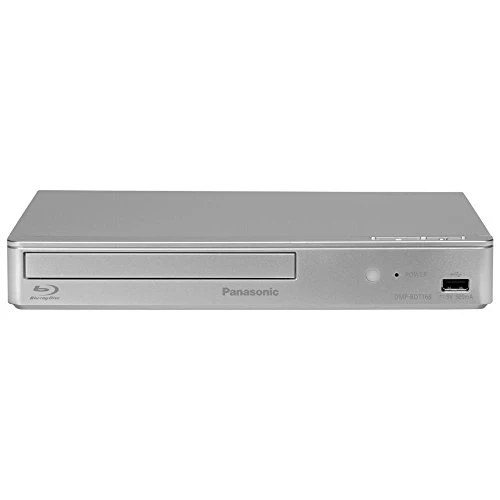 Panasonic DMP-BDT168EG Kompakt 3D Blu-ray oynatıcı (Full HD yükseltme, İnternet uygulamaları, LAN bağlantı noktası, USB, MKV oynatma) gümüş ürün görseli 1