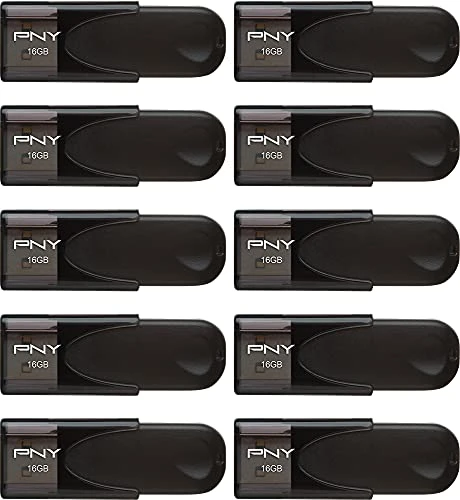 PNY 16GB Ataşman 4 USB 2.0 Flash Sürücü 10'lu Paket ürün görseli 1