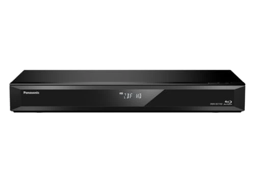 Panasonic DMR-BST760AG Twin HD DVB-S tunerli Blu-Ray oynatıcı ve kaydedici, 500 GB sabit sürücü, 4K yükseltme, Ultra HD, eşzamanlı kayıt, Smart Ready, siyah ürün görseli 1