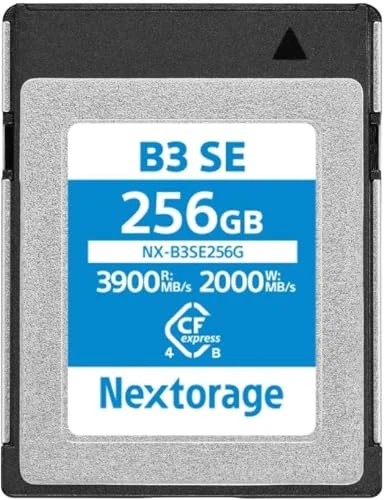 Nextorage CFexpress 4.0 Tip B Kart 256 GB, Japon hafıza kartı veri depolama CF Express Tip B, Sony/Nikon/Canon/Panasonic/Fujifilm için kamera aksesuarları, B3SE NX-B3SE256G ürün görseli 1