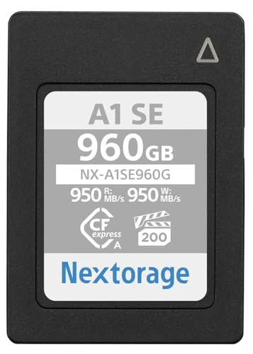 Nextorage CFexpress Tip A Kart 960 GB, VPG200 Japon hafıza kartı veri depolama CF Express Tip A Kart, Sony/Fujifilm için kamera aksesuarları, A1SE NX-A1SE960G ürün görseli 1