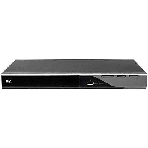 Panasonic DVD-S500EG-K Zarif DVD oynatıcı (xvid, MP3 ve JPEG ile çoklu format oynatma, USB 2.0 ve Scart bağlantısı, HDMI yok) siyah ürün görseli 1