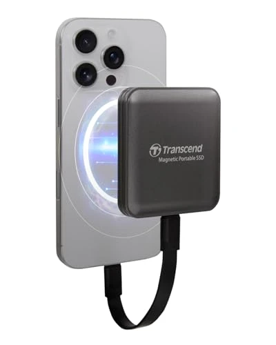 Transcend ESD420C 1TB USB 3.2 Gen2 20Gbps USB-C Magsafe Harici SSD 4K ProRes Record iPhone 17, 16, 15 için TS1TESD420C ürün görseli 1