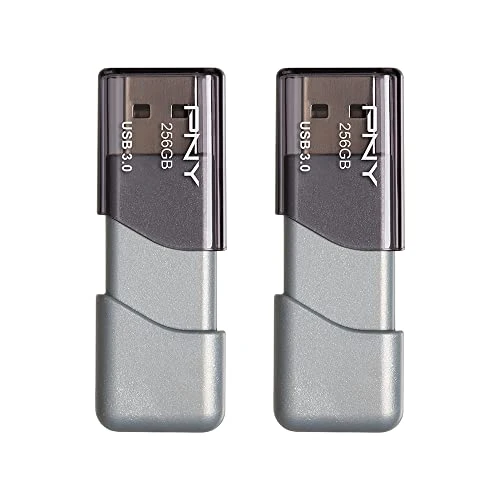 PNY 256 GB Turbo Ataşesi 3 USB 3.0 Flash Sürücü - 2'li Paket ürün görseli 1