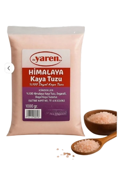 Bitkisel Himalaya Sofralık Kaya Tuzu 1000 Gr. - Resim 4