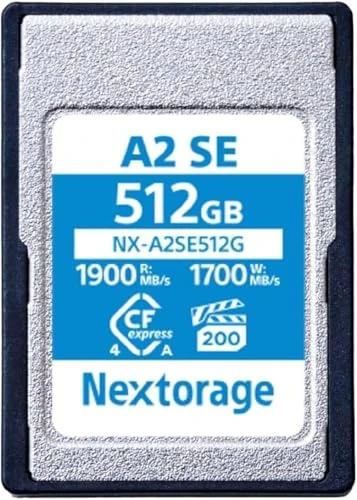 Nextorage CFexpress Tip A Kart 512 GB, VPG200 Japon hafıza kartı veri depolama CF Express Tip A Kart, Sony/Fujifilm için kamera aksesuarları, A2SE NX-A2SE512G ürün görseli 1