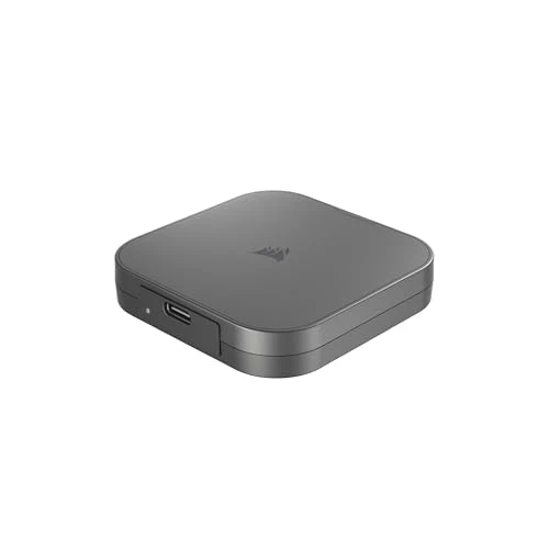 Corsair EX400U 4 TB USB4 Taşınabilir Harici USB Tip-C SSD - USB4, 3.2 Gen2 2x2 Bağlantı Noktaları, 40 Gbps'ye kadar, Tak ve Çalıştır, MagSafe, USB-C Kablosu Dahil - Windows PC, iOS Mac - Gri ürün görseli 1