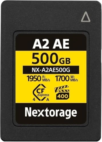 Nextorage CFexpress 4.0 Tip A Kart 500 GB, Japon hafıza kartı veri depolama CF Express Tip A, Sony için kamera aksesuarları, A2AE NX-A2AE500G ürün görseli 1