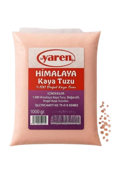 Bitkisel Himalaya Sofralık Kaya Tuzu 1000 Gr. - Resim 2