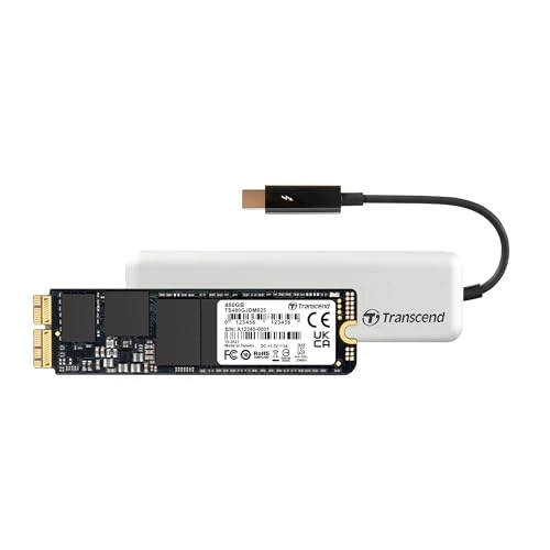 Transcend 480 GB JetDrive JDM 825 Thunderbolt AHCI PCIe™ Taşınabilir SSD TS480GJDM825 ürün görseli 1