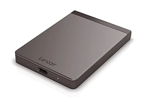 Lexar SL200 1 TB Taşınabilir SSD, Harici SSD, Katı Hal Sürücü, 550 MB/s'ye kadar Okuma, 400 MB/s'ye kadar Yazma, USB Tip-C (LSL200X001T-RNNNG) ürün görseli 1