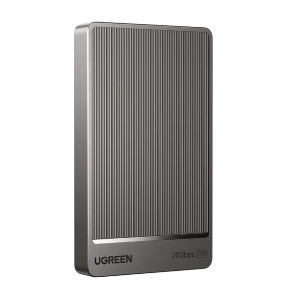 UGREEN Extreme Taşınabilir SSD 1 TB, 2.000 MB/s Okuma, 2.000 MB/s Yazma, USB 3.2 Gen.2x2, Mac, PC, Akıllı Telefon, Kamera ve MU-PG1T0B/EU için Harici Sabit Sürücü ürün görseli 1
