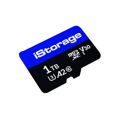 iStorage microSD Kart 1TB, iStorage microSD Kartlarında depolanan Verileri Şifreleyin, datAshur SD USB Flash Sürücü Kullanarak, Yalnızca datAshur SD Sürücüleriyle uyumlu ürün görseli 1