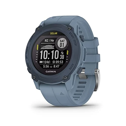 Garmin DescentTM G1 Solar, Dive Computer with Solar Şarj Cap tasks, Multi Dive Modes, Activity Track, Blue Blue Blue ürün görseli 1