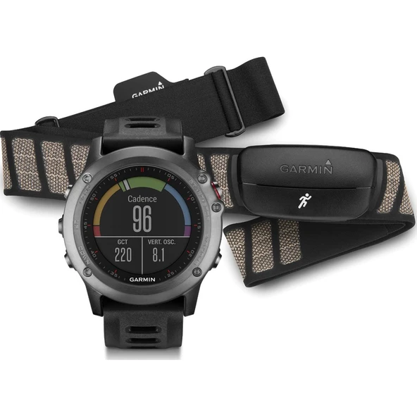 Garmin 010-01338-10 Fenix 3 Sche with Heart Rate Monitor (Gray) ürün görseli 1